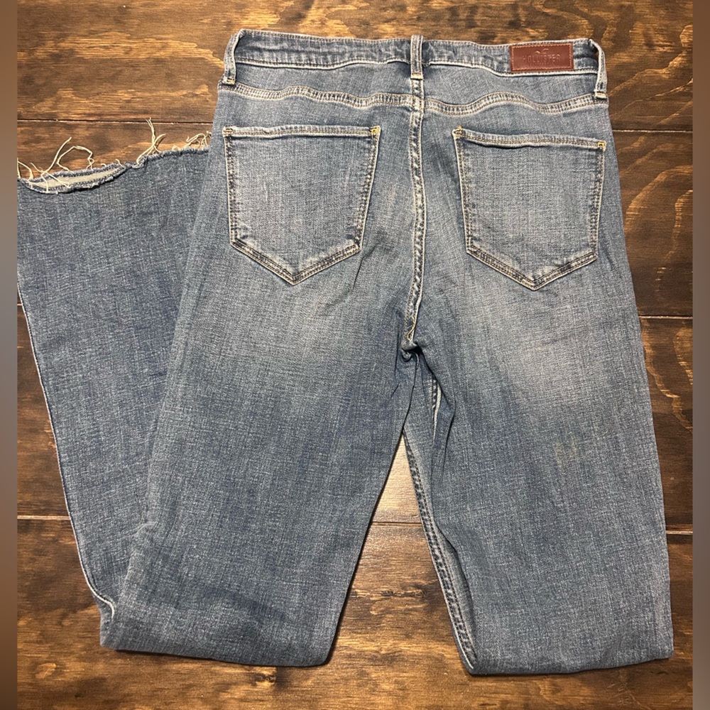 Hollister Women's Light Blue Boot Cut Jeans - Picture 2 of 3